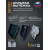 Решетка скрытого монтажа ПОД ПЛИТКУ 237*237 - черный, малощум.вентилятор д.125 на ШП, обр.клапан