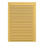 Решетка 1724С Beige (бежевая), вентиляционная с сеткой 171х241
